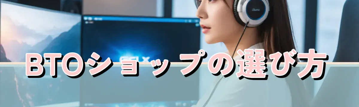 BTOショップの選び方