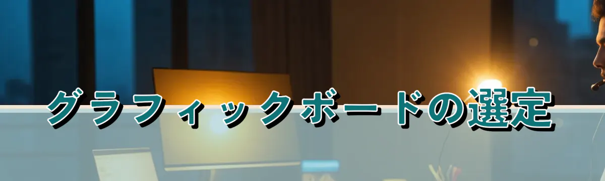 グラフィックボードの選定