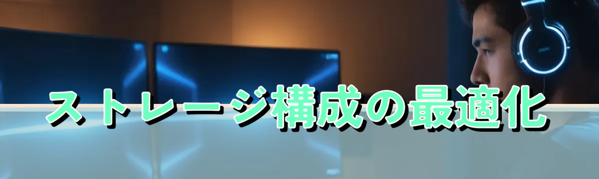 ストレージ構成の最適化