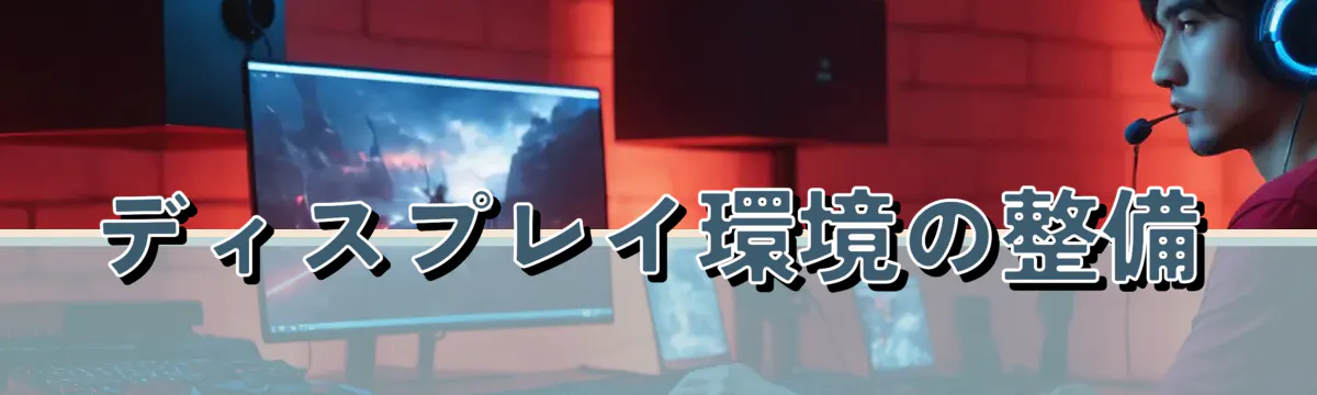 ディスプレイ環境の整備