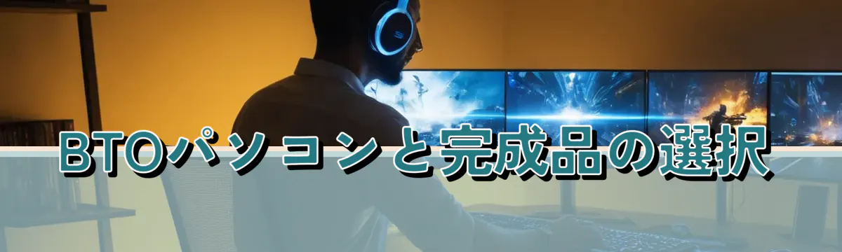 BTOパソコンと完成品の選択