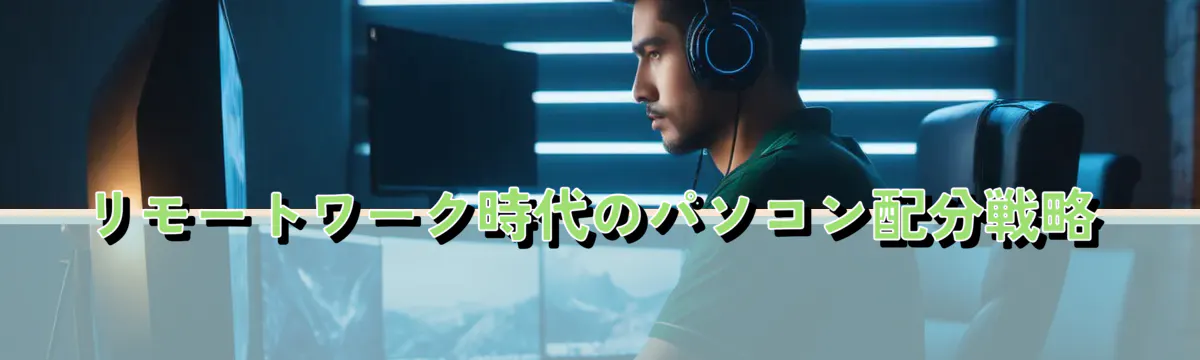 リモートワーク時代のパソコン配分戦略