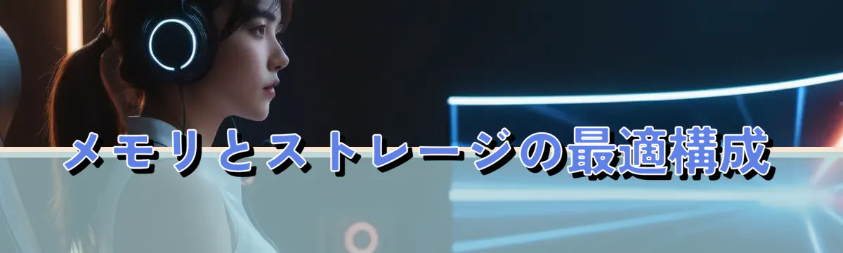 メモリとストレージの最適構成