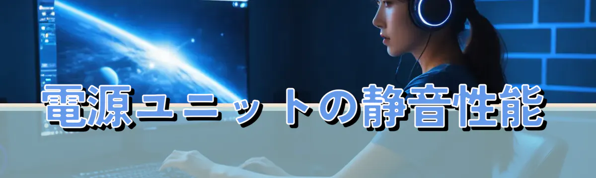 電源ユニットの静音性能