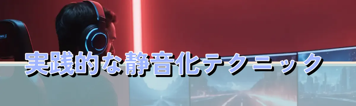 実践的な静音化テクニック