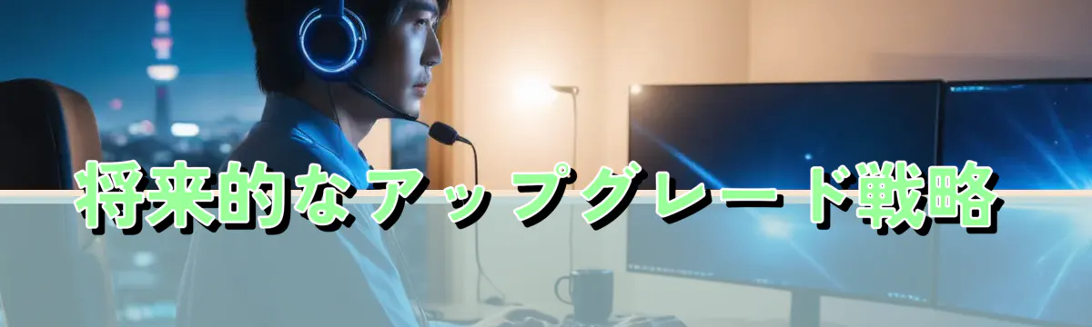 将来的なアップグレード戦略