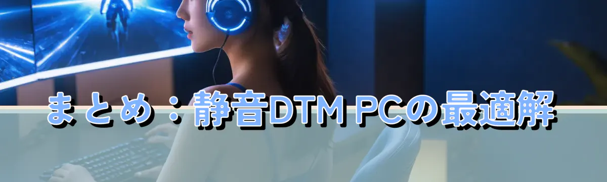 まとめ：静音DTM PCの最適解