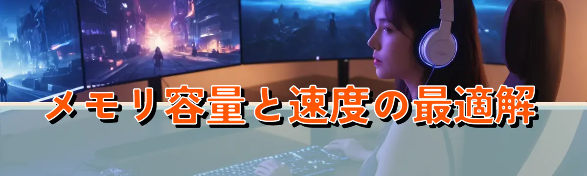 メモリ容量と速度の最適解