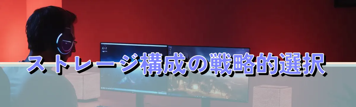 ストレージ構成の戦略的選択
