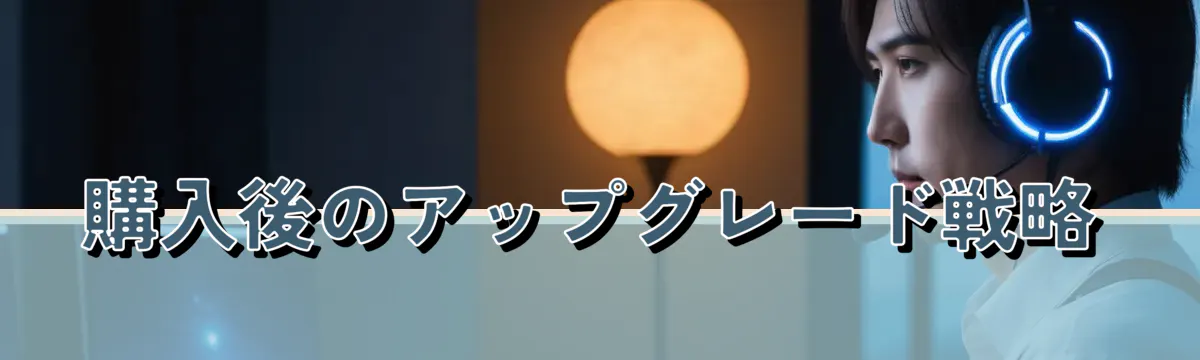 購入後のアップグレード戦略