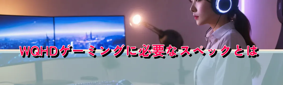 WQHDゲーミングに必要なスペックとは