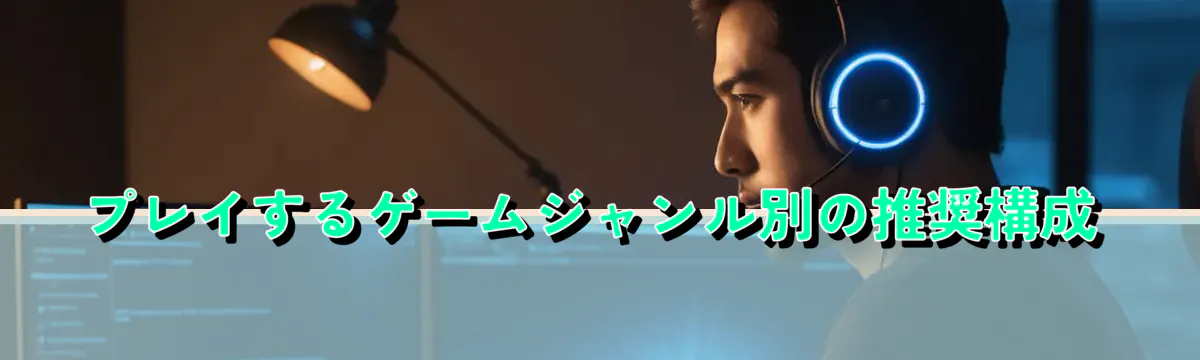 プレイするゲームジャンル別の推奨構成