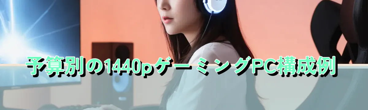 予算別の1440pゲーミングPC構成例