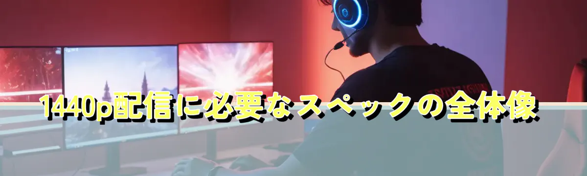 1440p配信に必要なスペックの全体像