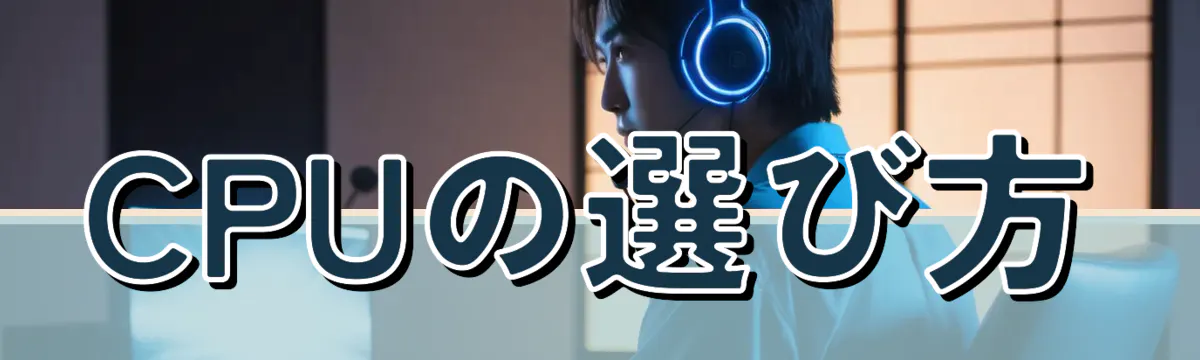 CPUの選び方