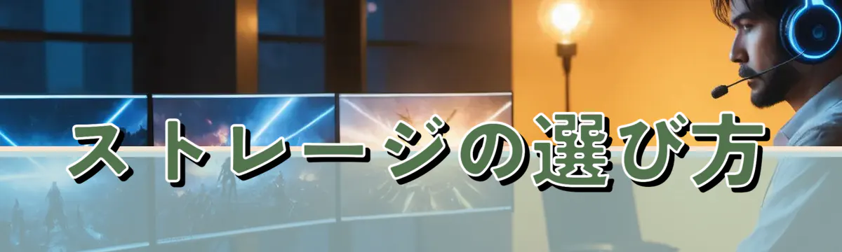 ストレージの選び方