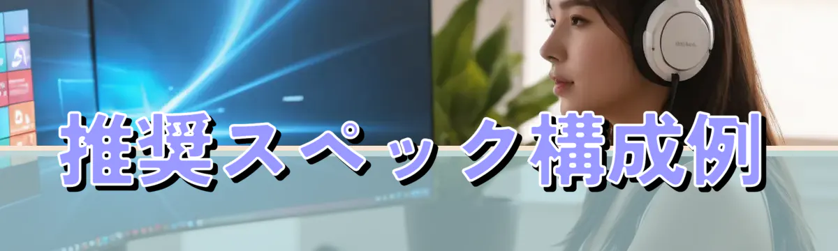 推奨スペック構成例