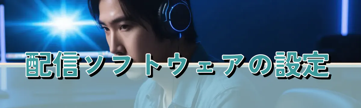配信ソフトウェアの設定
