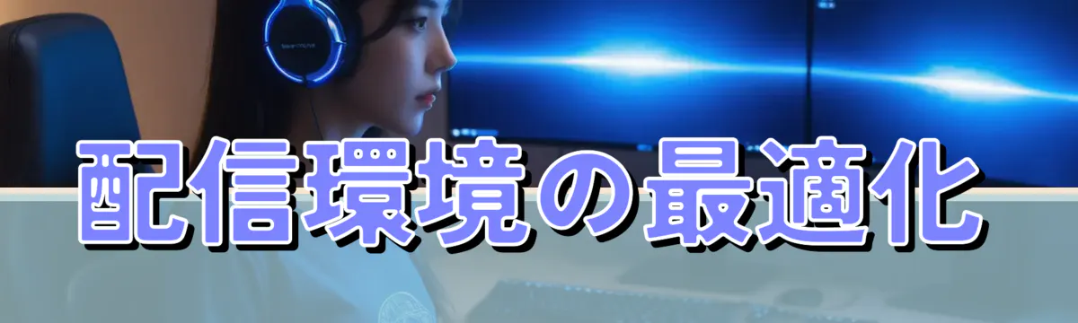 配信環境の最適化