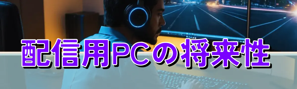 配信用PCの将来性
