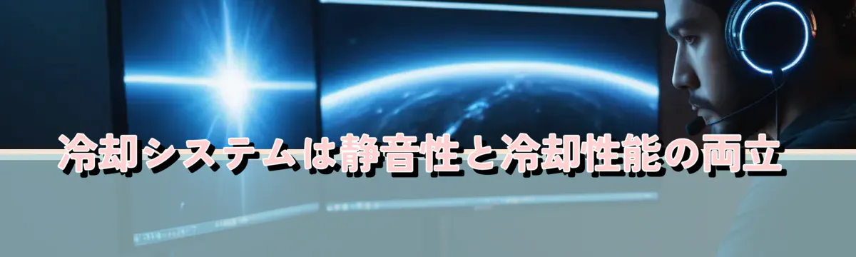 冷却システムは静音性と冷却性能の両立