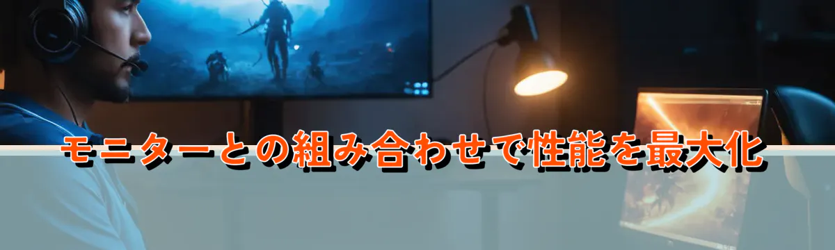 モニターとの組み合わせで性能を最大化