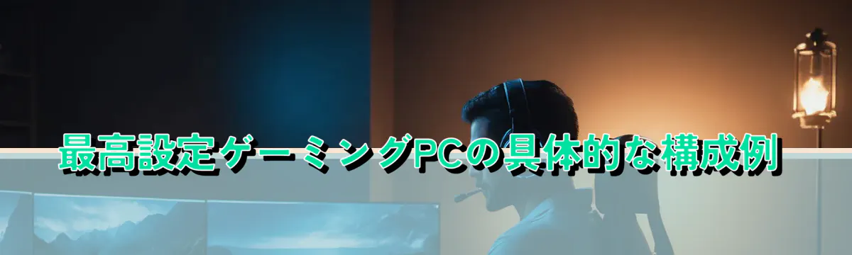 最高設定ゲーミングPCの具体的な構成例
