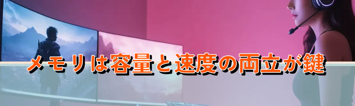 メモリは容量と速度の両立が鍵