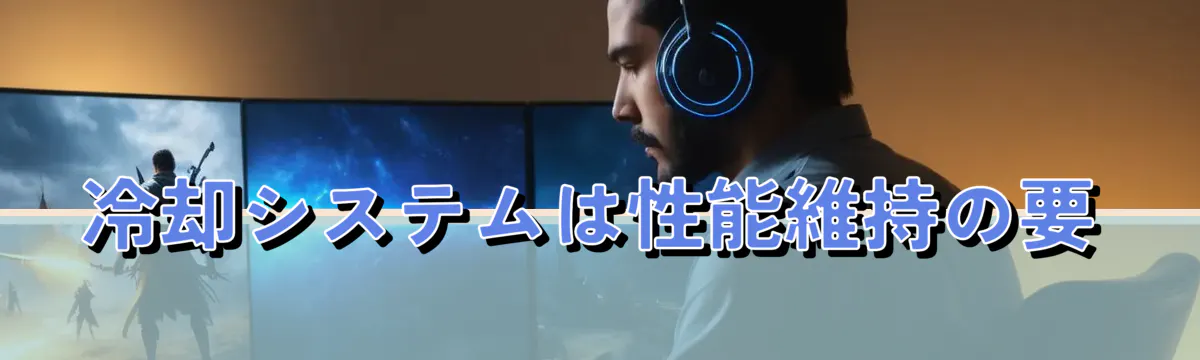 冷却システムは性能維持の要