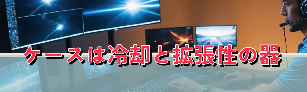 ケースは冷却と拡張性の器