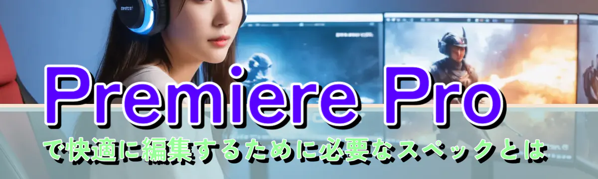 Premiere Proで快適に編集するために必要なスペックとは