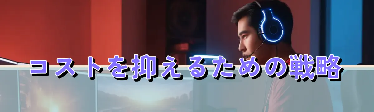 コストを抑えるための戦略