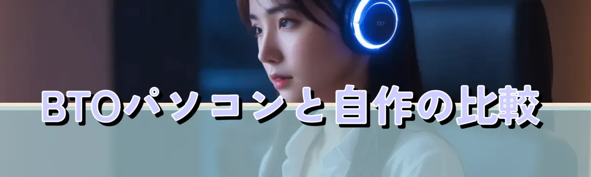 BTOパソコンと自作の比較