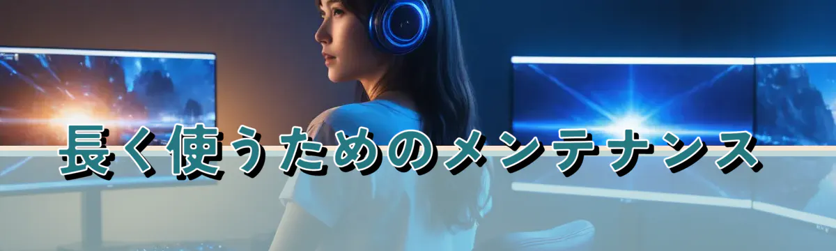 長く使うためのメンテナンス