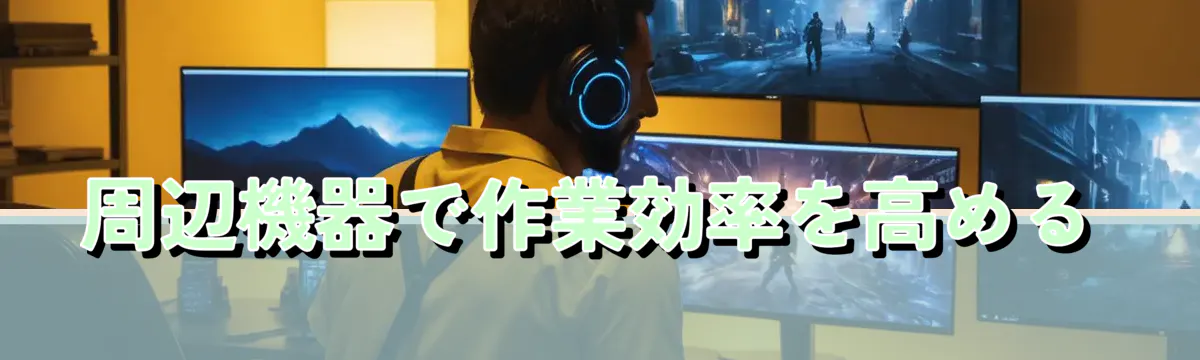 周辺機器で作業効率を高める