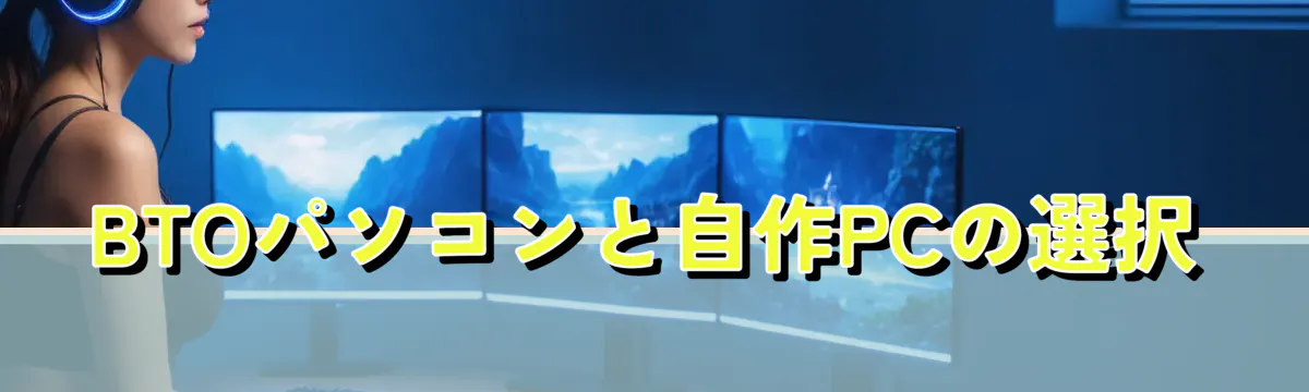 BTOパソコンと自作PCの選択