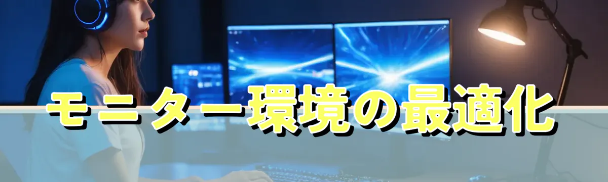 モニター環境の最適化