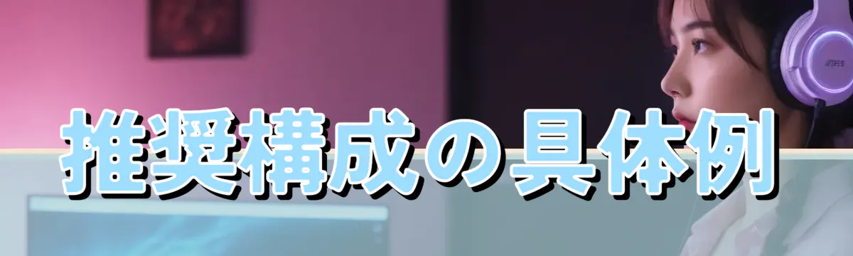 推奨構成の具体例