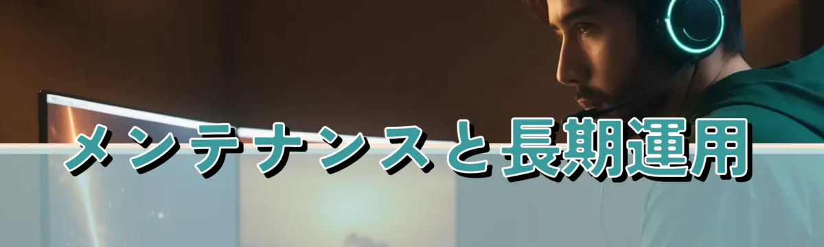 メンテナンスと長期運用