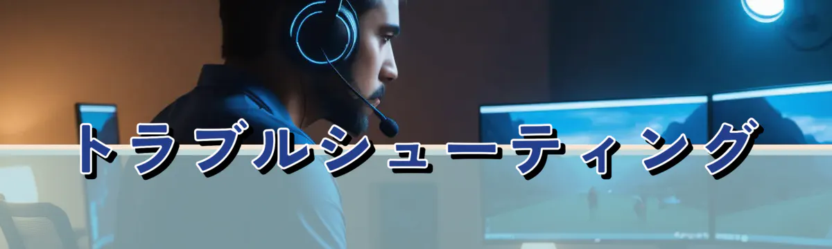 トラブルシューティング