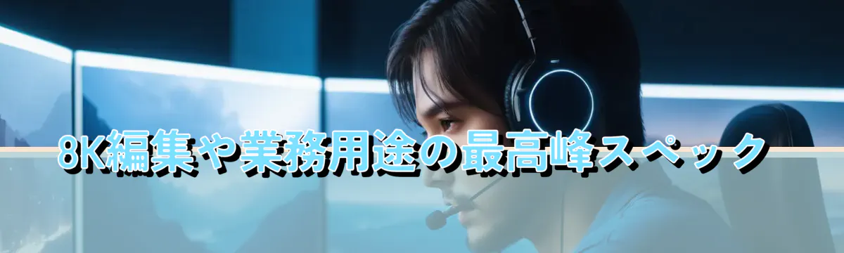 8K編集や業務用途の最高峰スペック