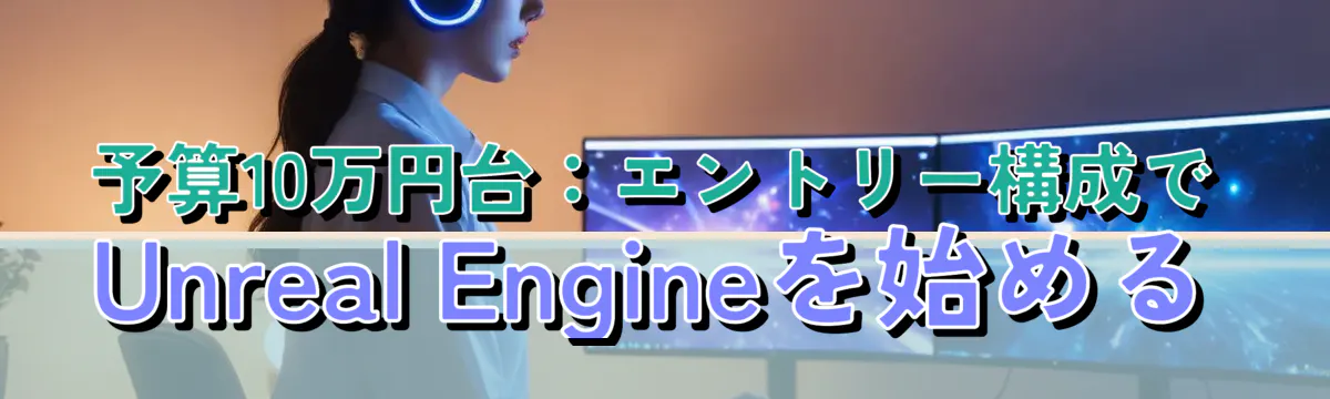 予算10万円台：エントリー構成でUnreal Engineを始める