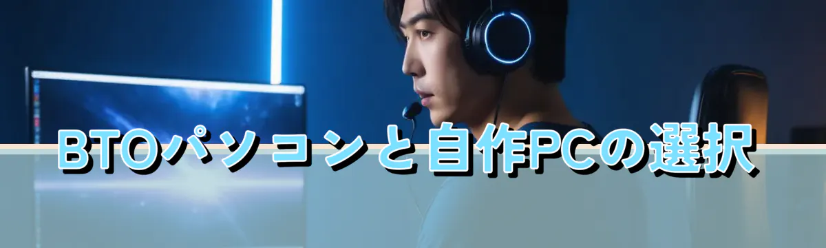 BTOパソコンと自作PCの選択