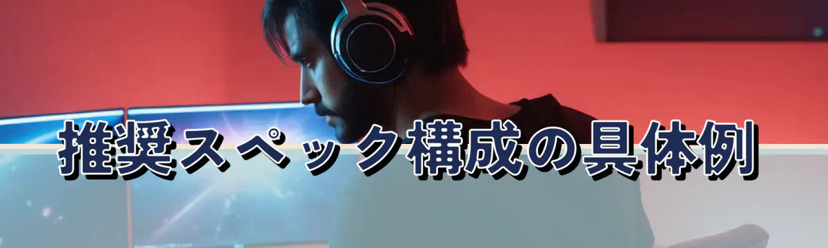 推奨スペック構成の具体例