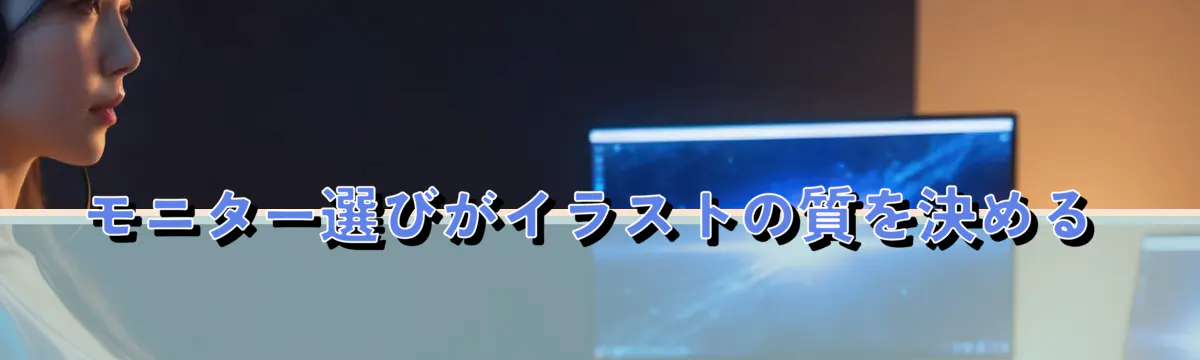 モニター選びがイラストの質を決める
