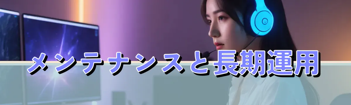メンテナンスと長期運用