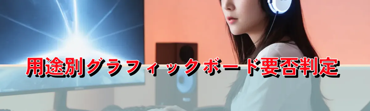 用途別グラフィックボード要否判定