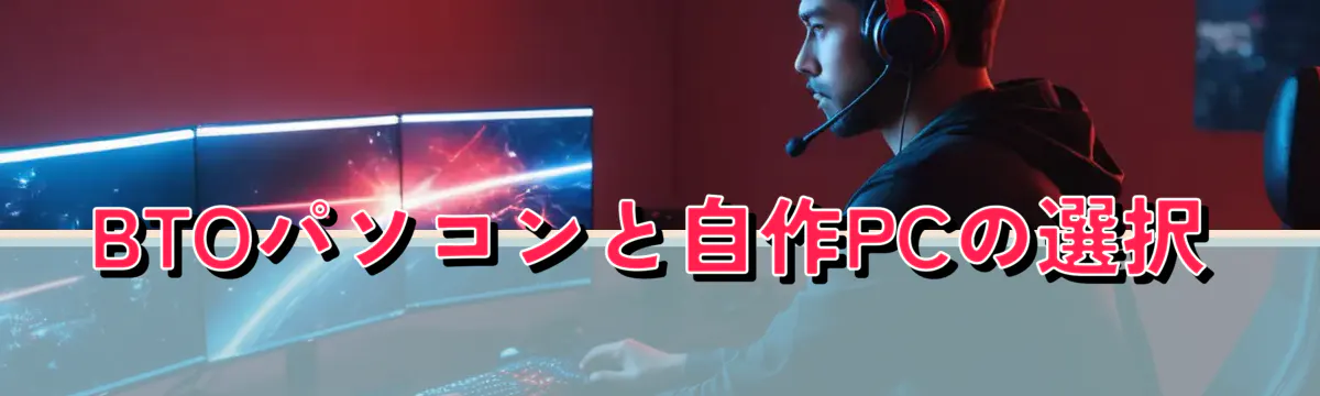 BTOパソコンと自作PCの選択