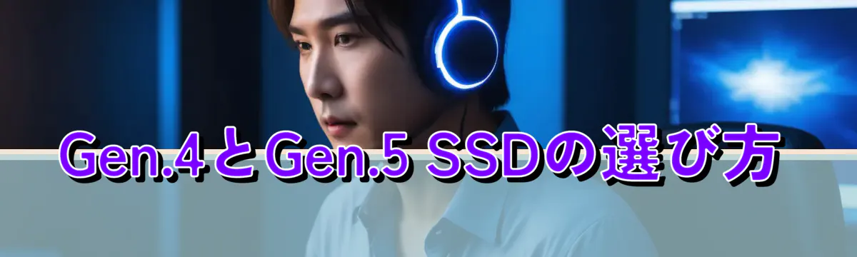 Gen.4とGen.5 SSDの選び方