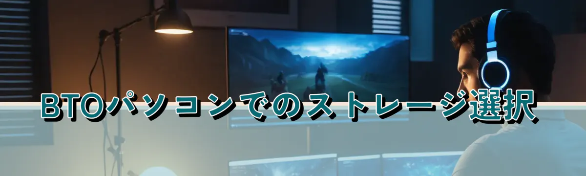 BTOパソコンでのストレージ選択